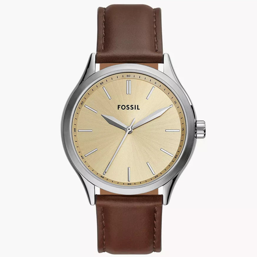 BQM2865 Reloj Fossil Fenmore de caballero pulsera de piel 44 mm