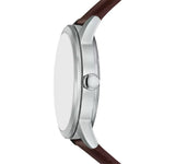 BQM7086 Reloj Fossil Flynn de caballero correa de cuero 48 mm