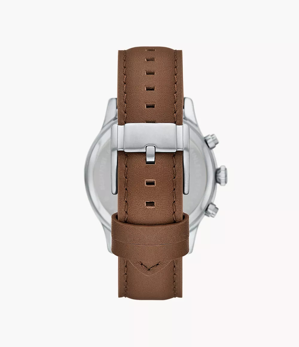 BQM7091 Reloj Fossil Bennett de hombre banda de piel 45 mm