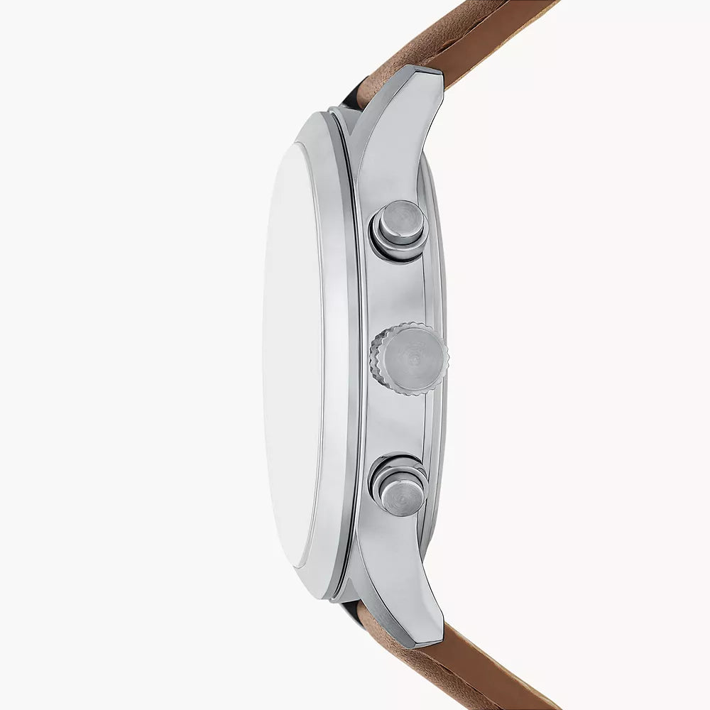 BQM7091 Reloj Fossil Bennett de hombre banda de piel 45 mm