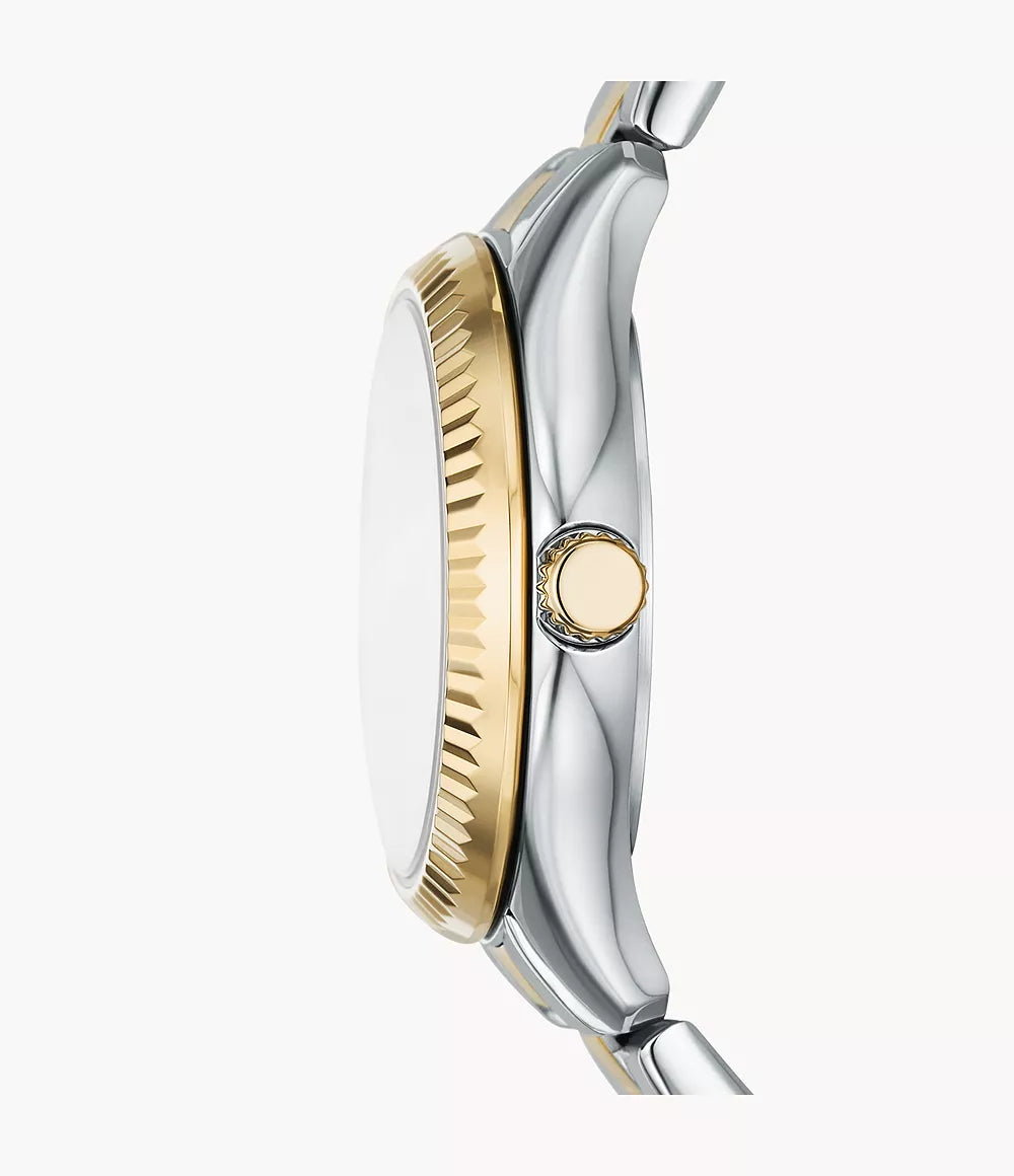 BQW3927 Reloj Fossil Rye de mujer pulsera de acero inoxidable 30 mm