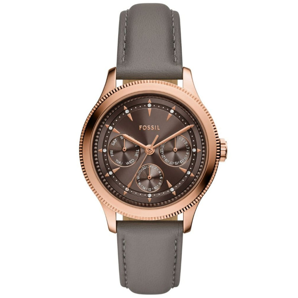 BQW8023 Reloj Fossil Brynn de mujer correa de piel 38 mm