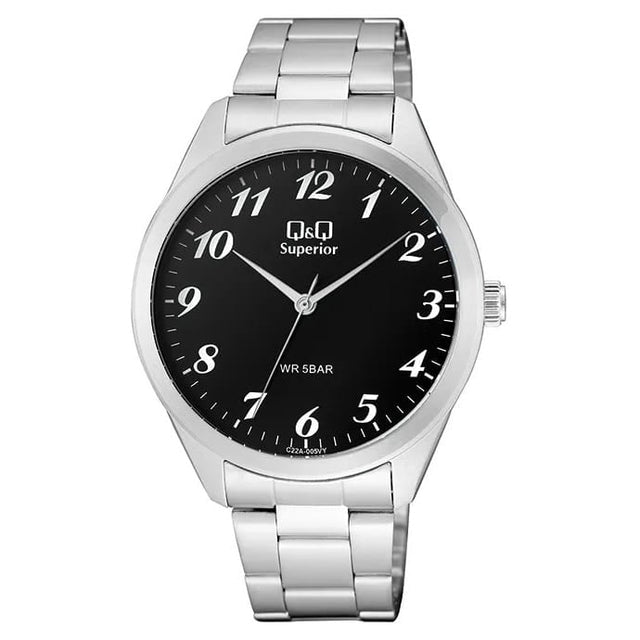 C22A-005VY QQ Reloj para Caballero Pulsera de Metal Análogo