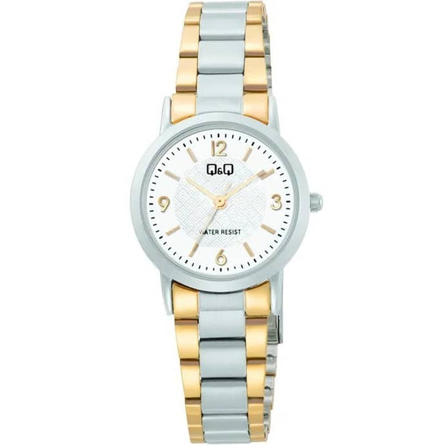 C40A-007PY Reloj QQ para dama pulsera de acero