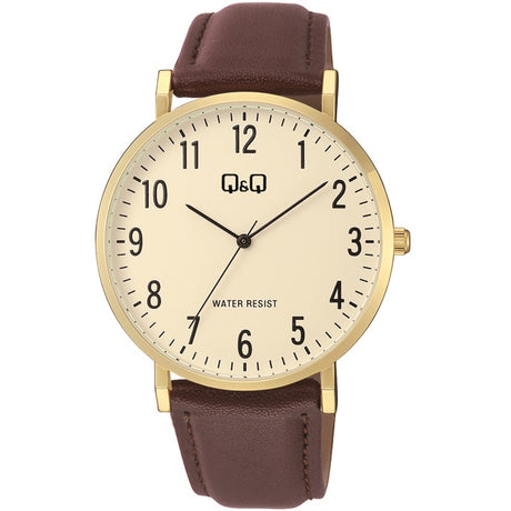 C43A-004PY Reloj QQ para caballero correa de cuero