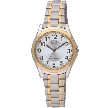 C55A-003PY Reloj QQ para señorita pulsera de acero inoxidable