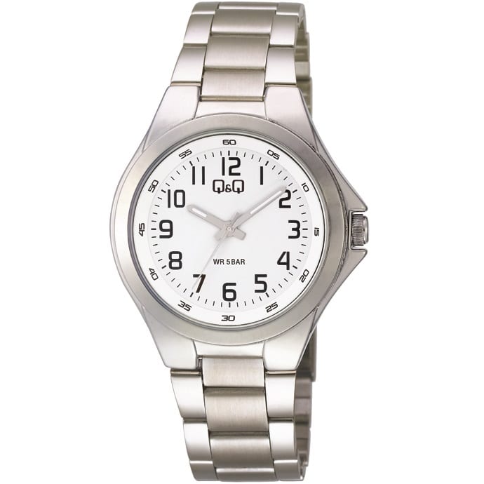 C57A-001PY Reloj QQ para hombre con correa metálica