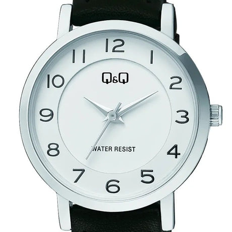 C60A-002PY QQ reloj para dama pulsera de piel análogo