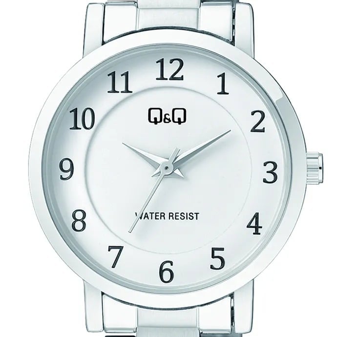 C60A-003PY QQ reloj para mujer correa de acero inoxidable