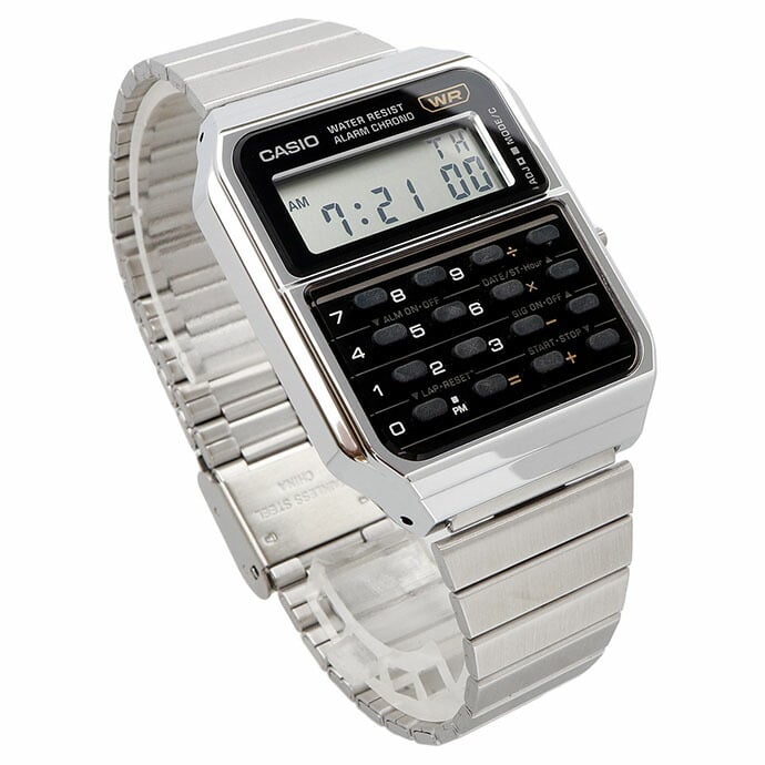 CA-500WE-1A Reloj Casio Unisex Calculadora Alarma Cronógrafo