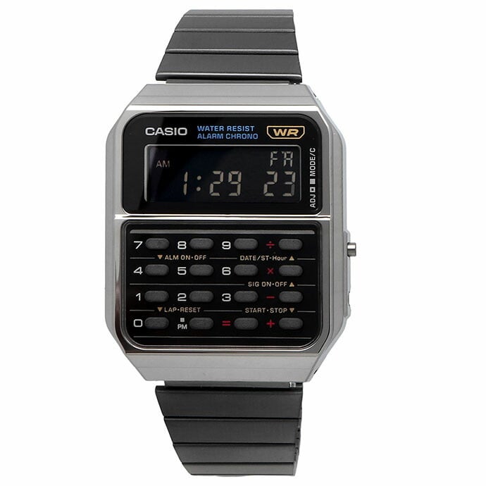 CA-500WEGG-1B Reloj Casio Unisex Calculadora Alarma Cronógrafo