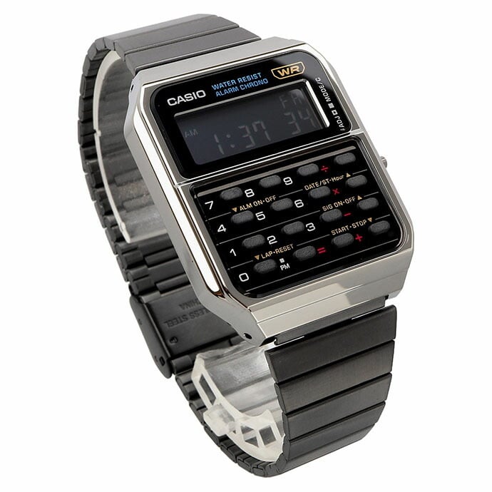 CA-500WEGG-1B Reloj Casio Unisex Calculadora Alarma Cronógrafo