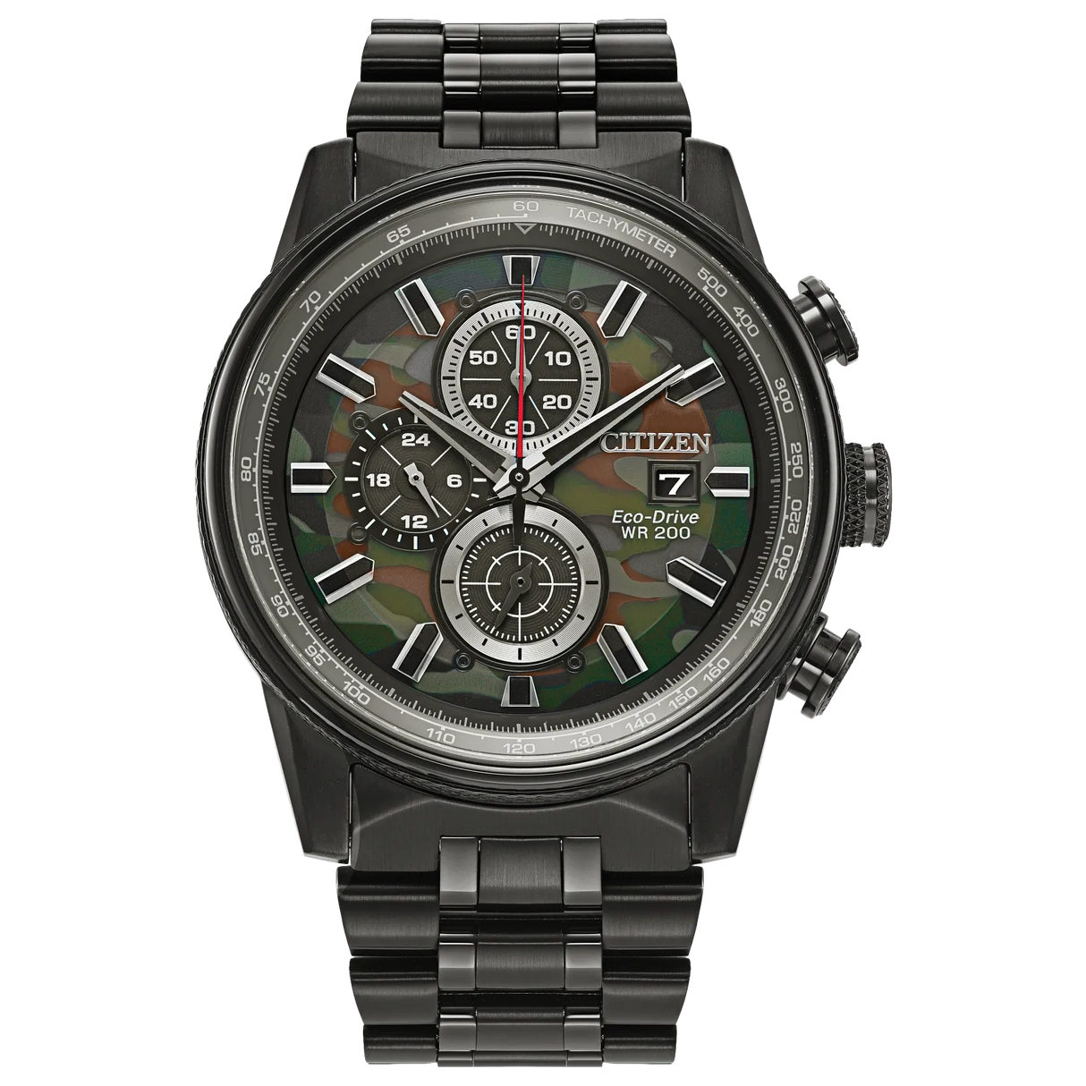 CA0805-53X Citizen Nighthawk de hombre correa de metal