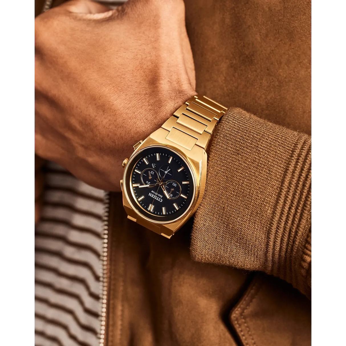 CA4582-54E Citizen Axiom SC de caballero pulsera de metal