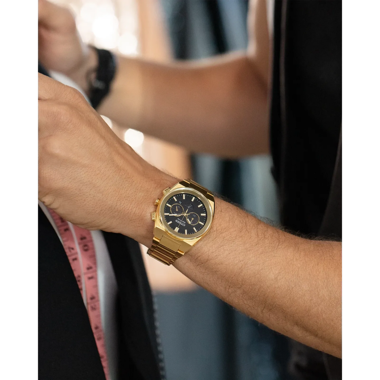 CA4582-54E Citizen Axiom SC de caballero pulsera de metal