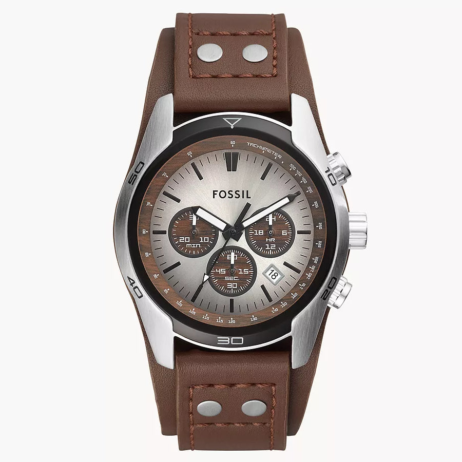 CH2565  Reloj Coachman de caballero banda de cuero 45 mm