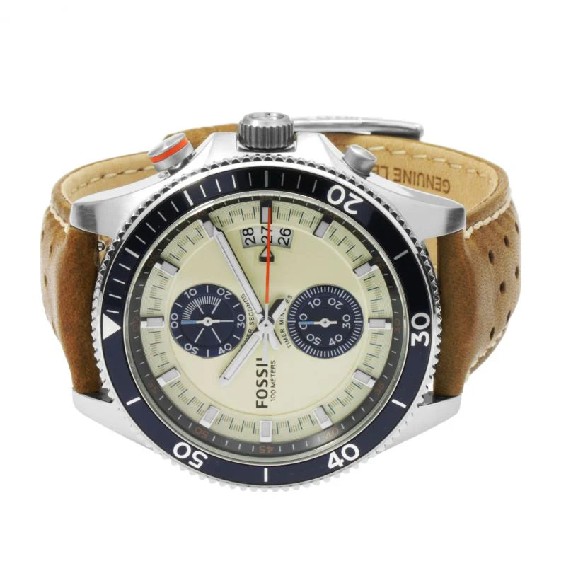 CH2951 Reloj Fossil Wakefield de caballero pulsera de cuero 45 mm