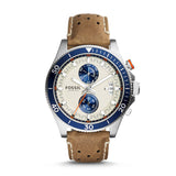 CH2951 Reloj Fossil Wakefield de caballero pulsera de cuero 45 mm