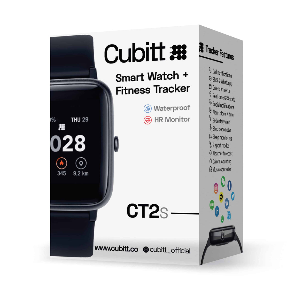 CT2S Reloj Inteligente Cubitt para Hombre