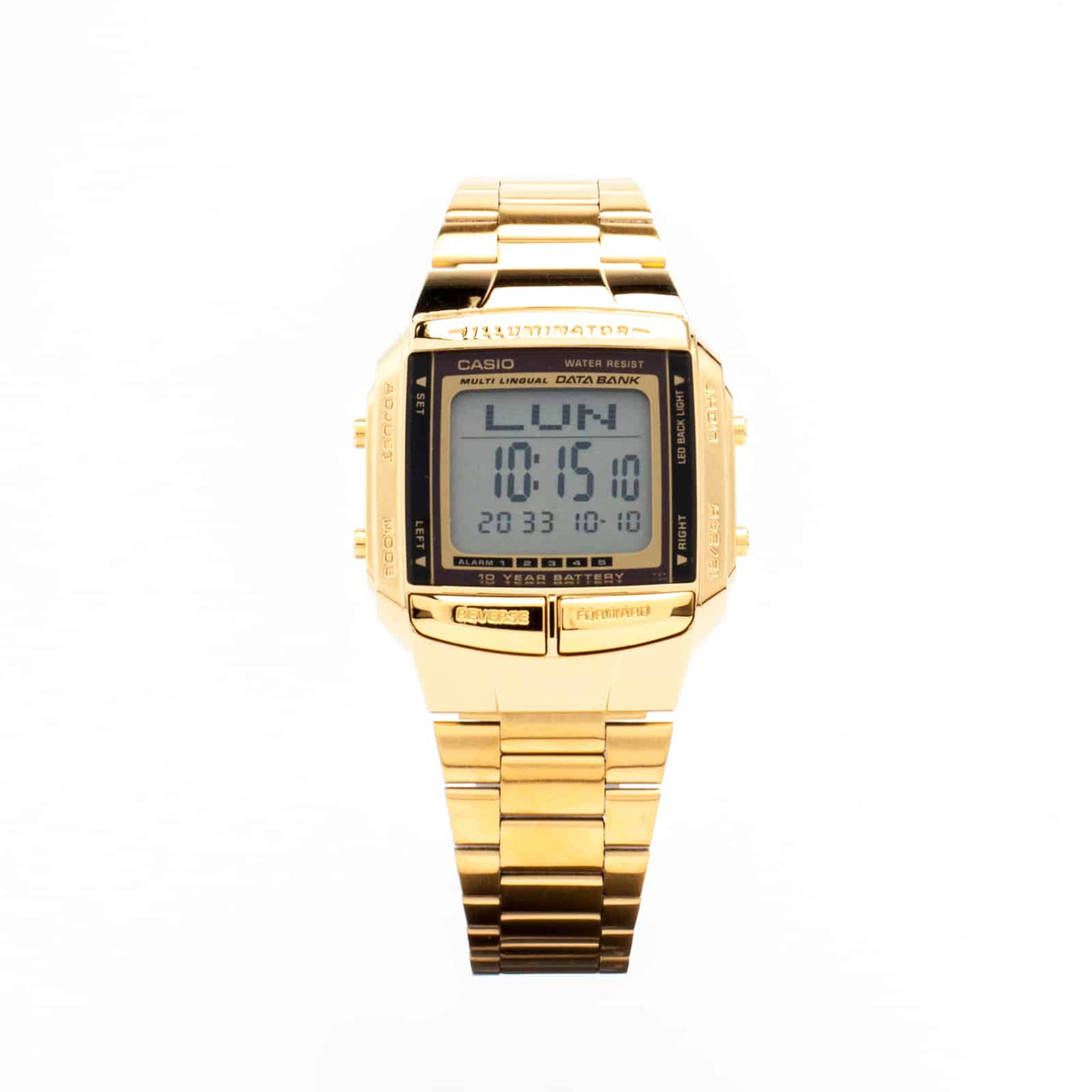 DB-360G-9A Reloj Casio Unisex, Illuminator 10 Años de Batería