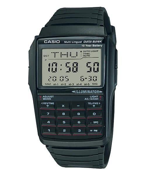 DBC-32-1A Reloj Casio para Caballero, Illuminator Data Bank 10 Años de Batería