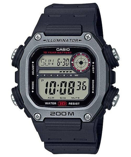 DW-291H-1AV Reloj Casio para Hombre, Illuminator 10 Años de Batería