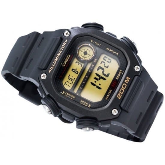 DW-291H-9AV Reloj Casio para Hombre, Illuminator 10 Años de Batería