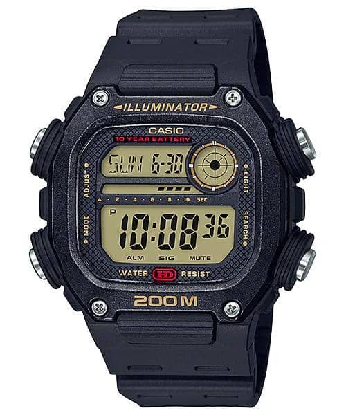 DW-291H-9AV Reloj Casio para Hombre, Illuminator 10 Años de Batería