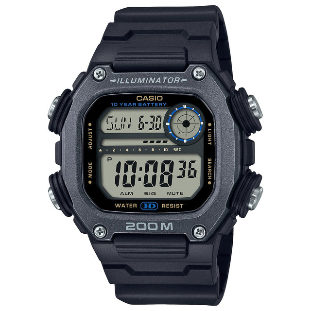 DW-291HX-1AV Reloj Casio para Hombre, Illuminator 10 Años de Batería