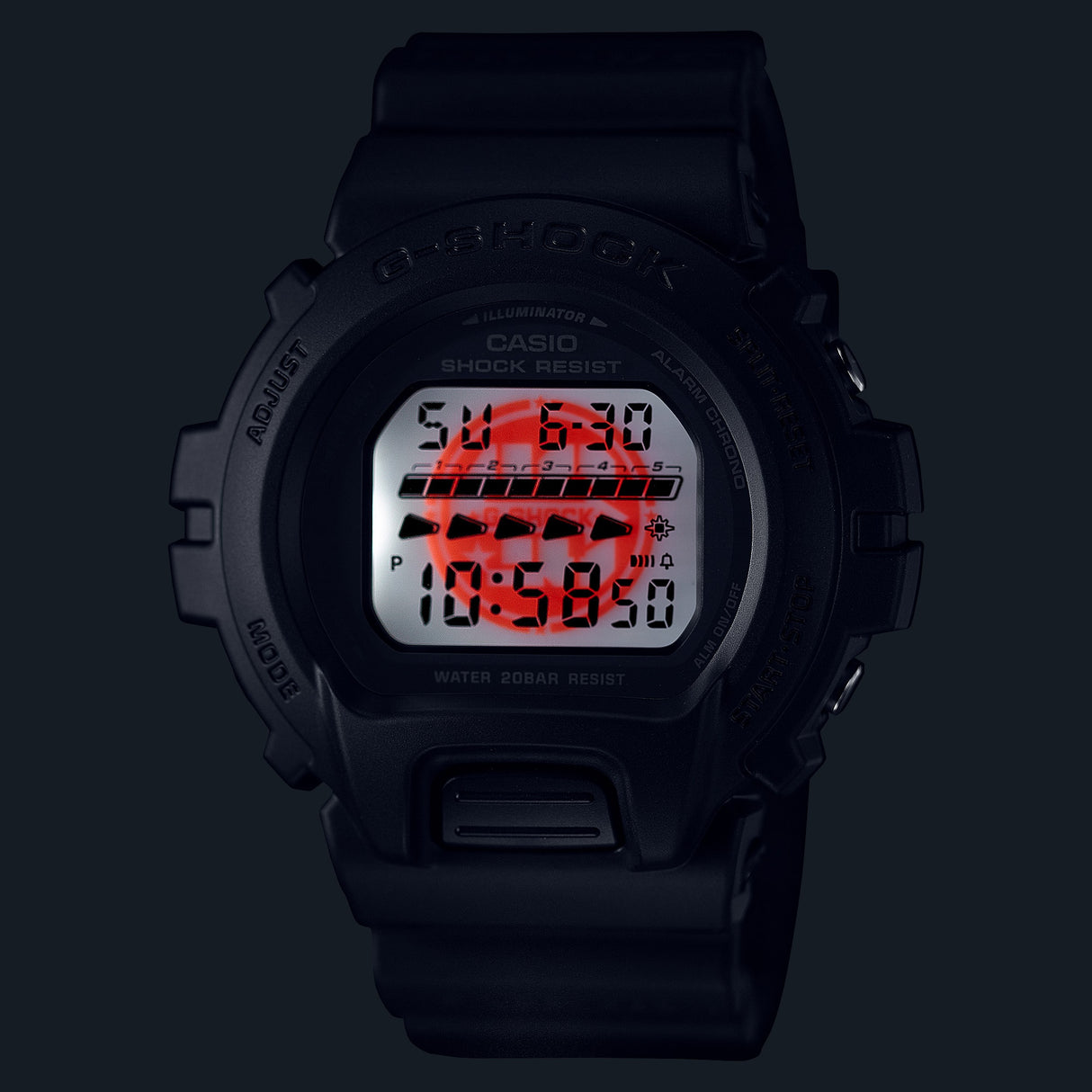 DW-6640RE-1 G-Shock Reloj para Hombre Illuminator Edición 40 años de G-Shock