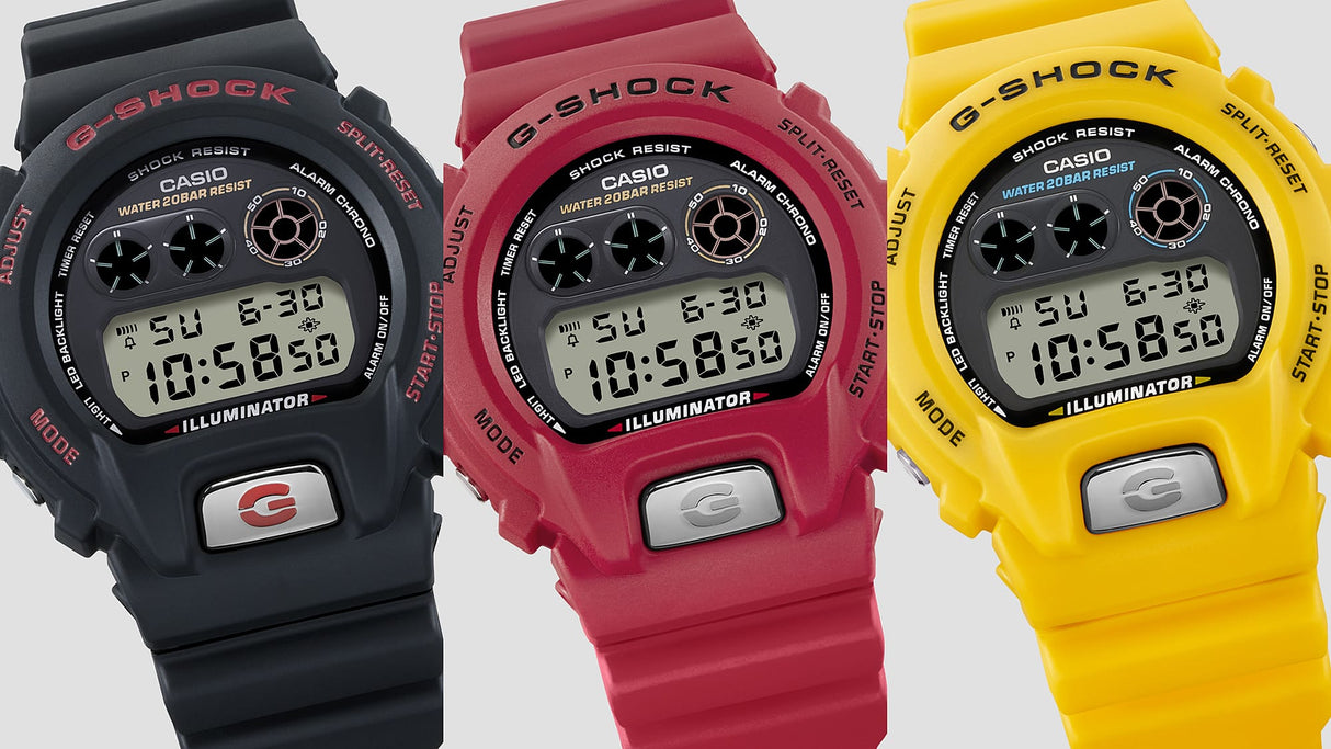 DW-6900TR-1 Reloj G-Shock de hombre pulsera de resina