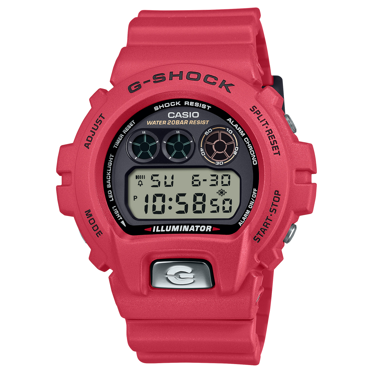 DW-6900TR-4 Reloj G-Shock de hombre pulsera de resina