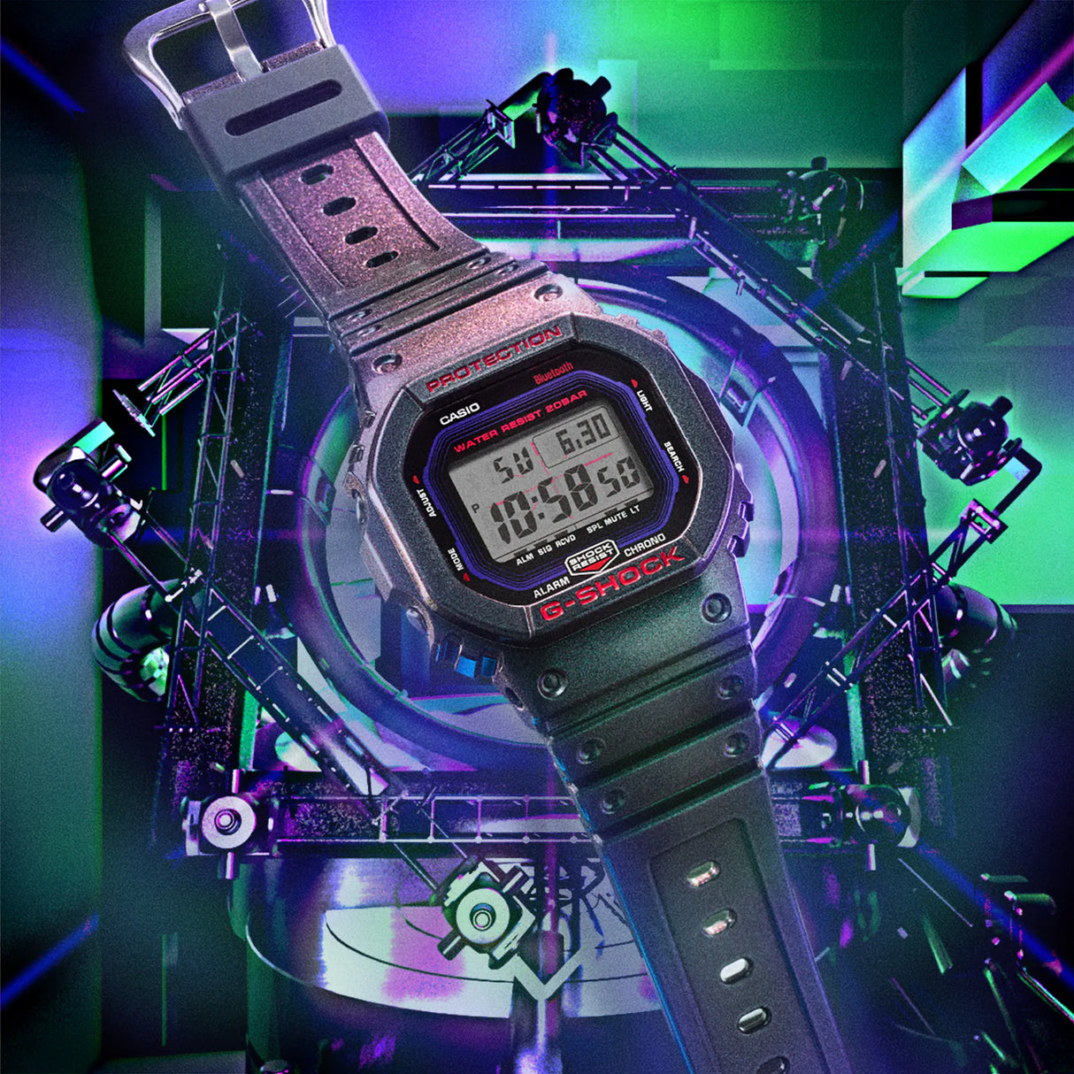 DW-B5600AH-6 Reloj G-Shock de hombre pulsera de resina