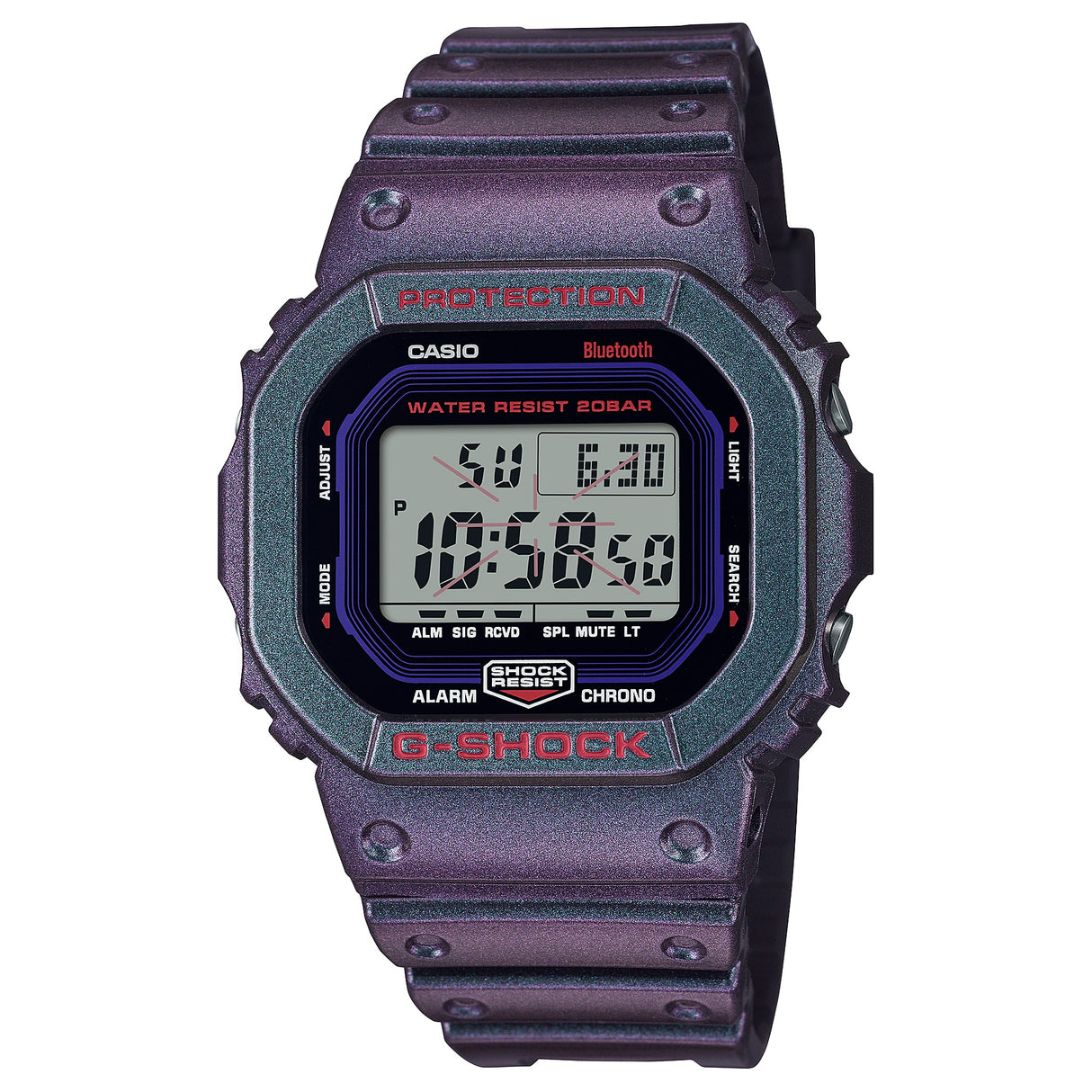 DW-B5600AH-6 Reloj G-Shock de hombre pulsera de resina