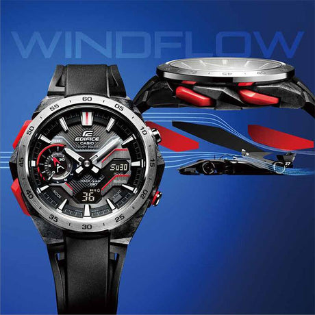 ECB-2200P-1A Edifice Windflow Tough Solar Reloj para Hombre