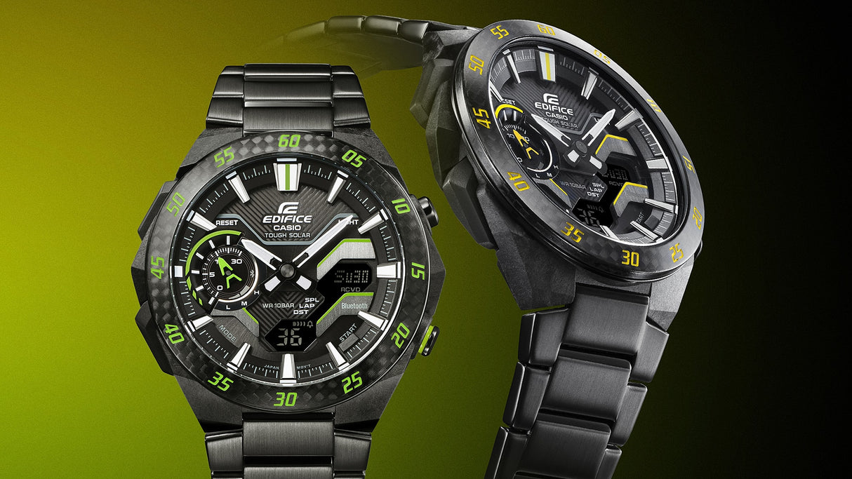 ECB-2200RC-1A3 Reloj Edifice de caballero pulsera de metal