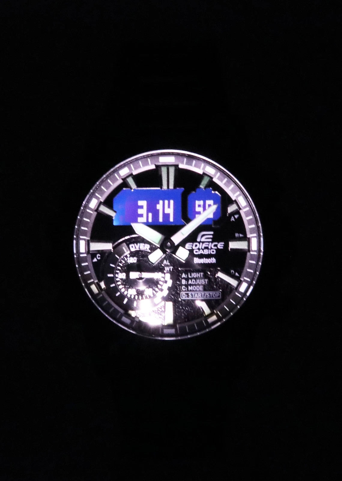 ECB-40BK-1A Edifice reloj para caballero pulsera de metal con bluetooth