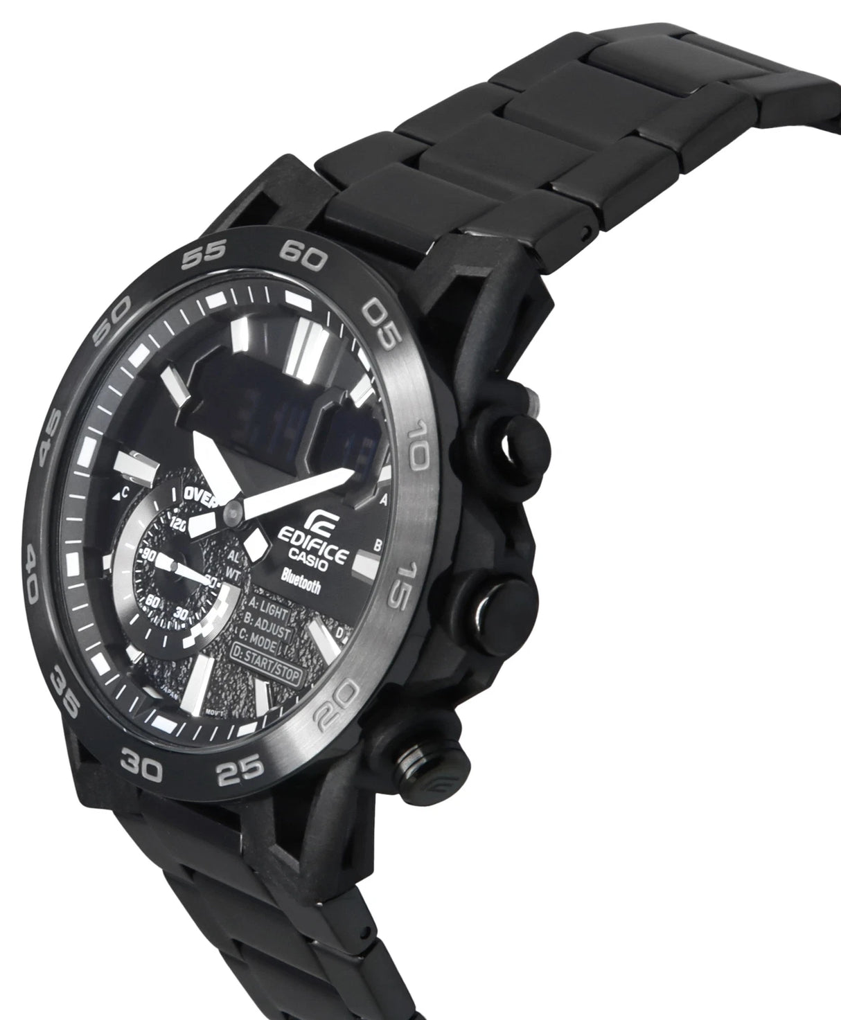 ECB-40BK-1A Edifice reloj para caballero pulsera de metal con bluetooth