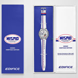 ECB-S10NIS-7A Reloj Edifice Nismo de hombre banda de piel