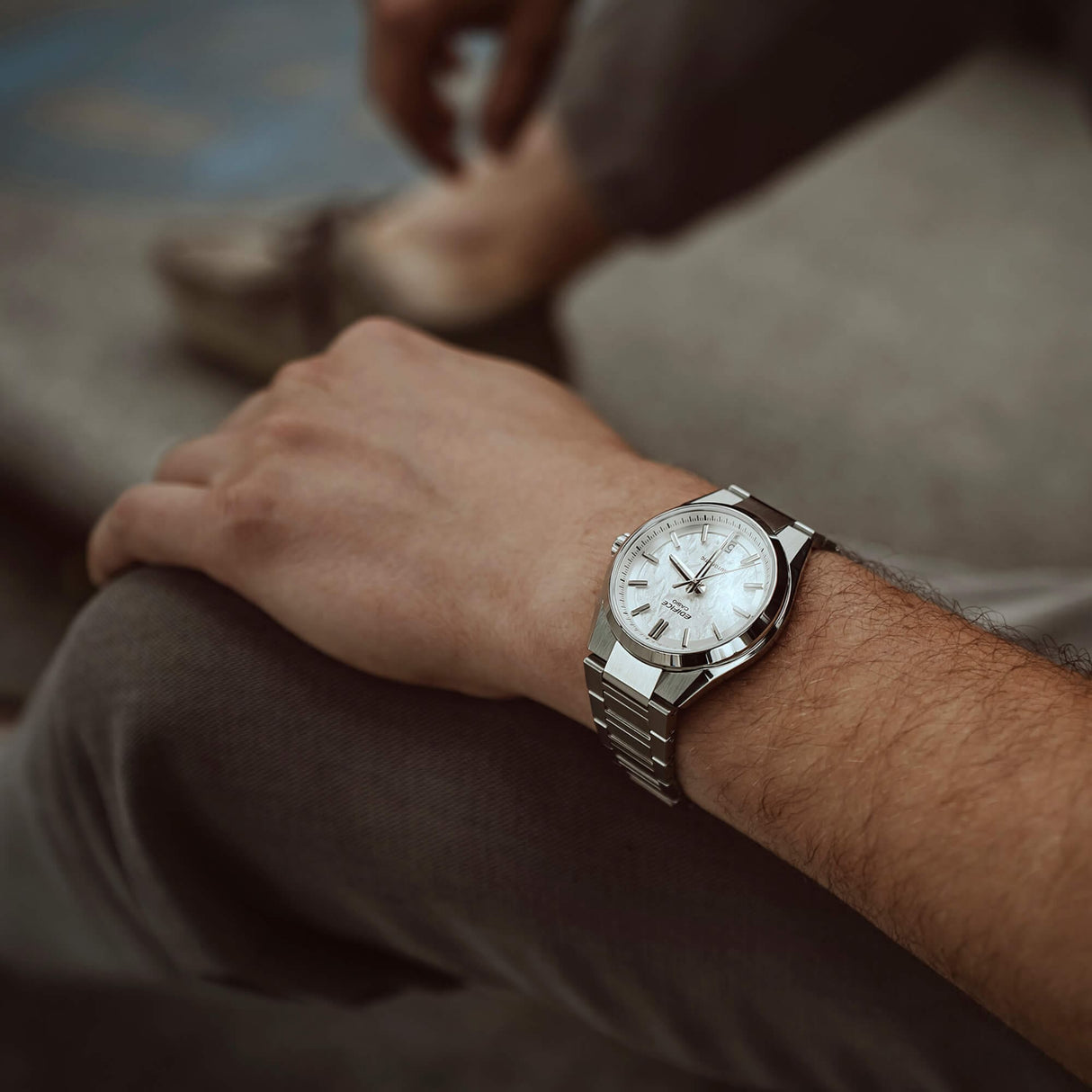 EFK-100D-7A Reloj Edifice de hombre pulsera de metal