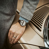 EFR-575L-7A Reloj Edifice de hombre pulsera de cuero 48 mm