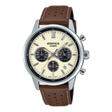EFR-575L-7A Reloj Edifice de hombre pulsera de cuero 48 mm