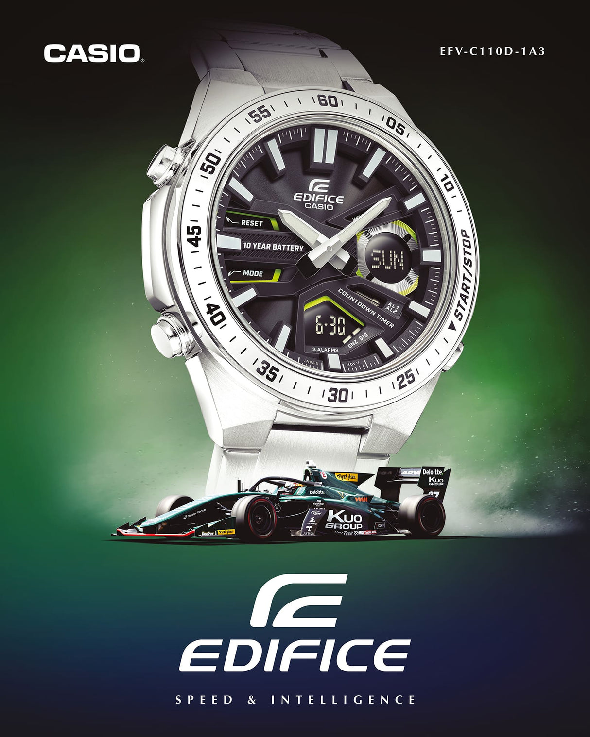 EFV-C110D-1A3V Reloj Edifice para Caballero