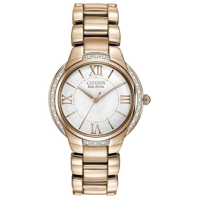 EM0093-59A Reloj Citizen Eco-Drive Análogo para Dama Pulsera de Metal