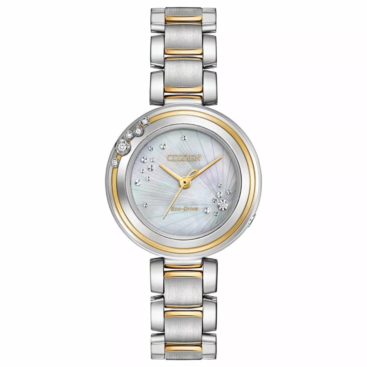 EM0464-59D Citizen Eco-Drive de dama pulsera de acero inoxidable