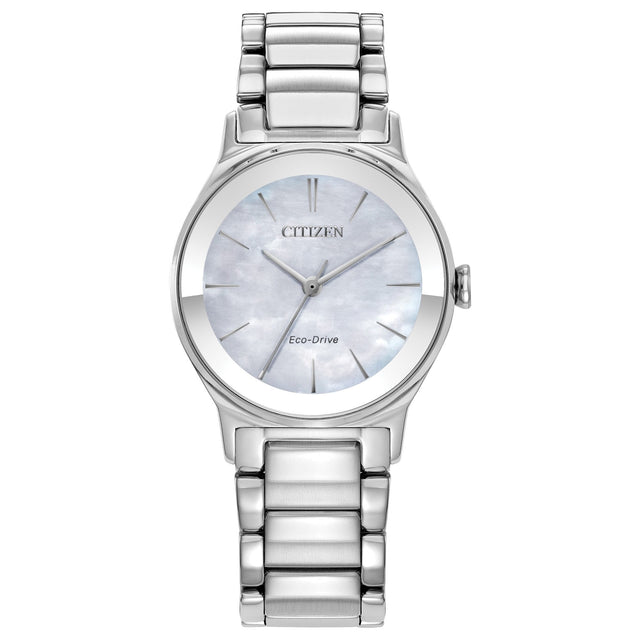 EM0731-54N Reloj Citizen Eco-Drive para dama pulsera de metal