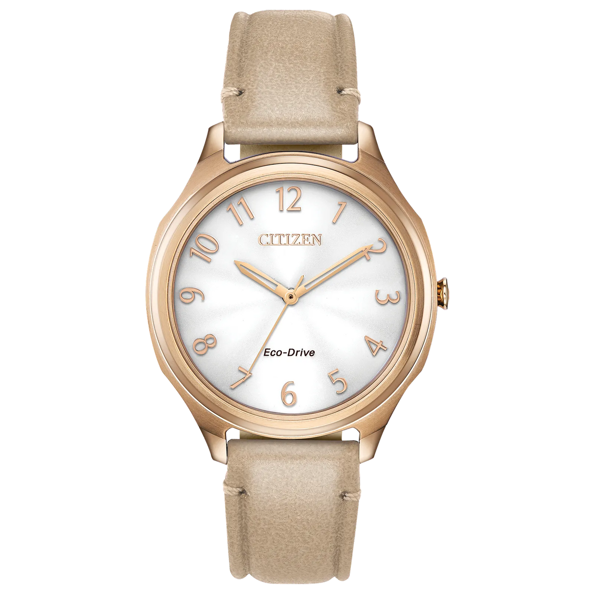 EM0753-01A Citizen Weekender de dama pulsera de cuero