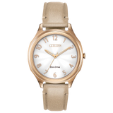 EM0753-01A Citizen Weekender de dama pulsera de cuero