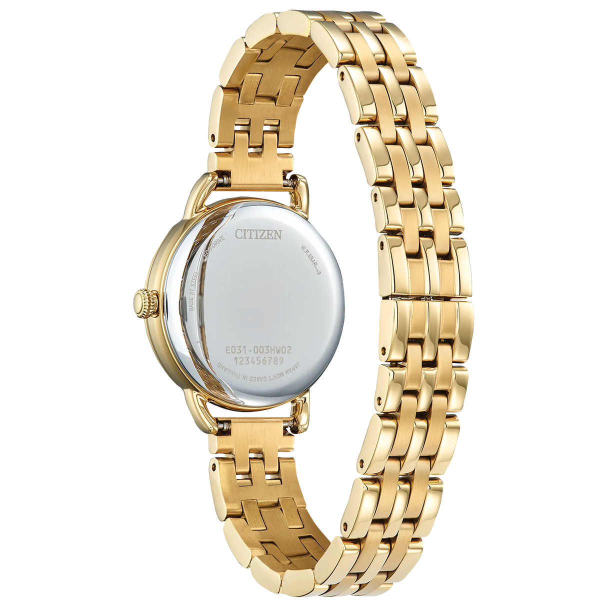 EM1052-51A Reloj Citizen Classic Coin Edge de dama pulsera de metal