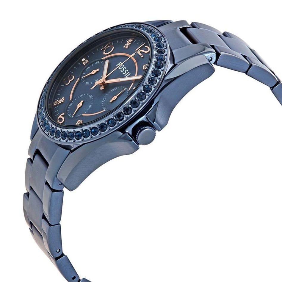 ES4294 Reloj Fossil Riley de mujer banda de acero inoxidable 38 mm